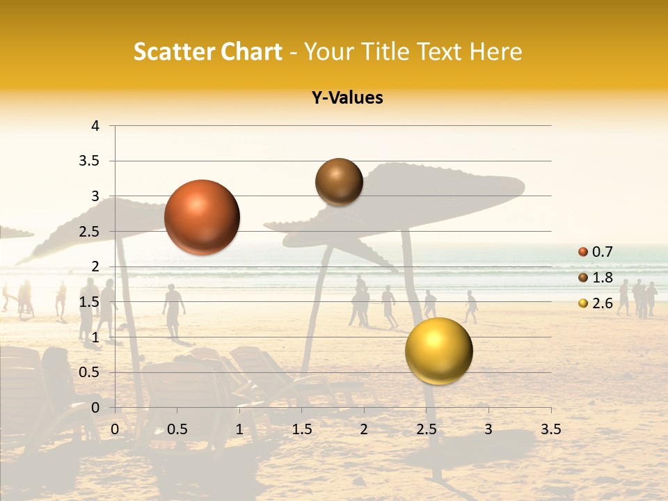 Water Leisure Shadow PowerPoint Template