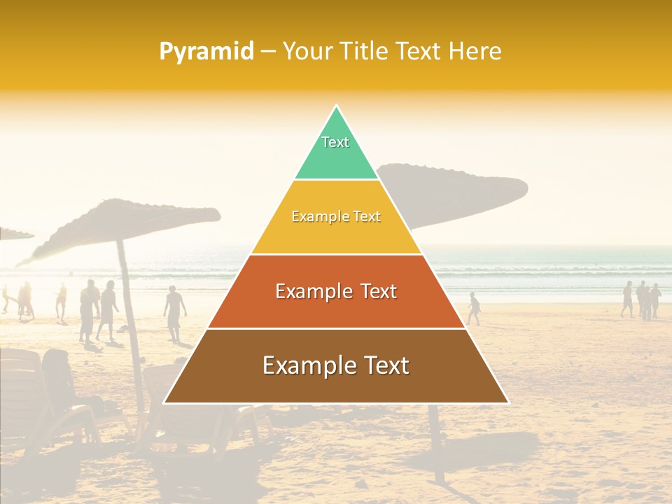 Water Leisure Shadow PowerPoint Template