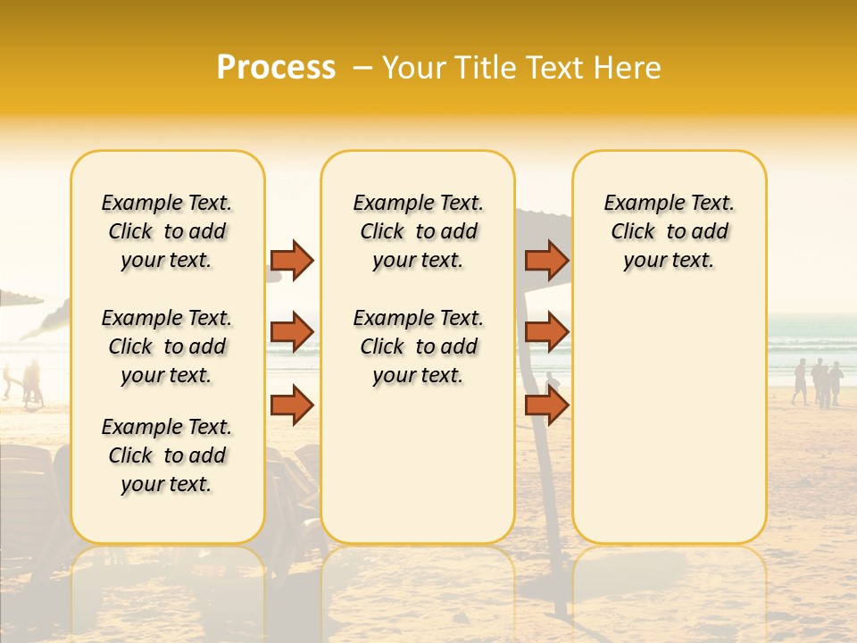 Water Leisure Shadow PowerPoint Template