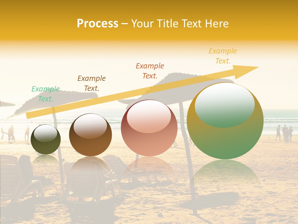 Water Leisure Shadow PowerPoint Template