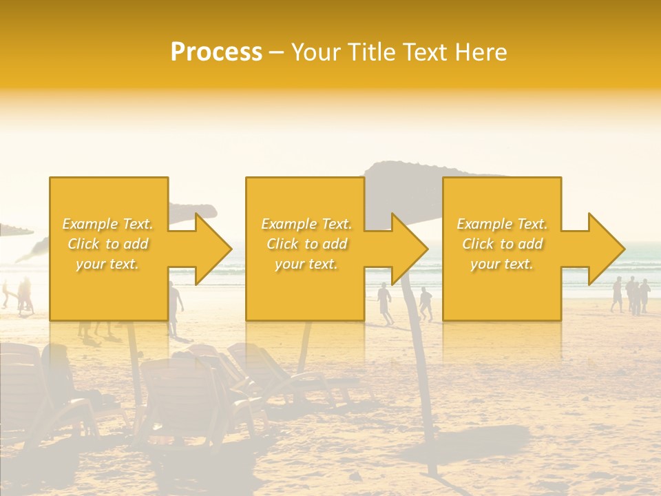 Water Leisure Shadow PowerPoint Template