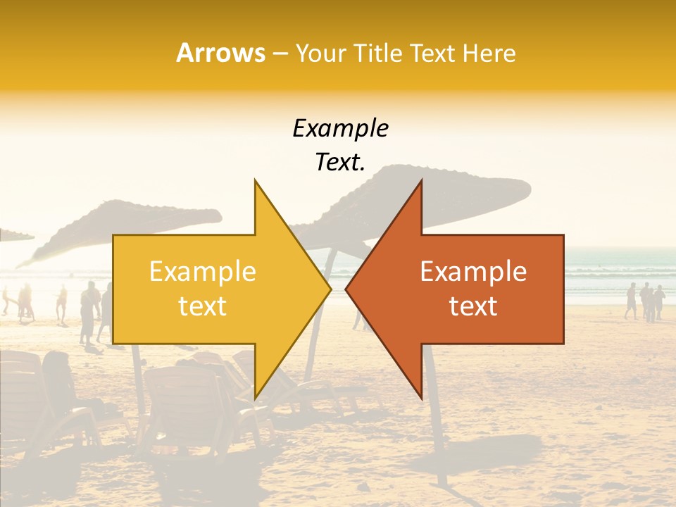 Water Leisure Shadow PowerPoint Template