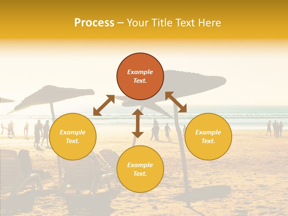 Water Leisure Shadow PowerPoint Template