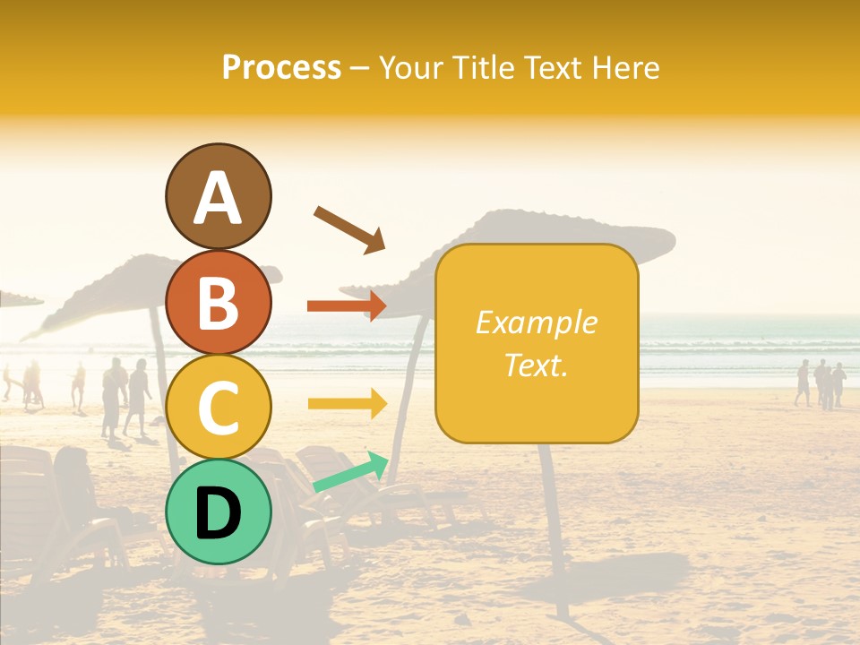 Water Leisure Shadow PowerPoint Template