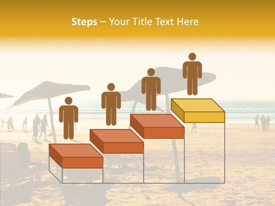 Water Leisure Shadow PowerPoint Template