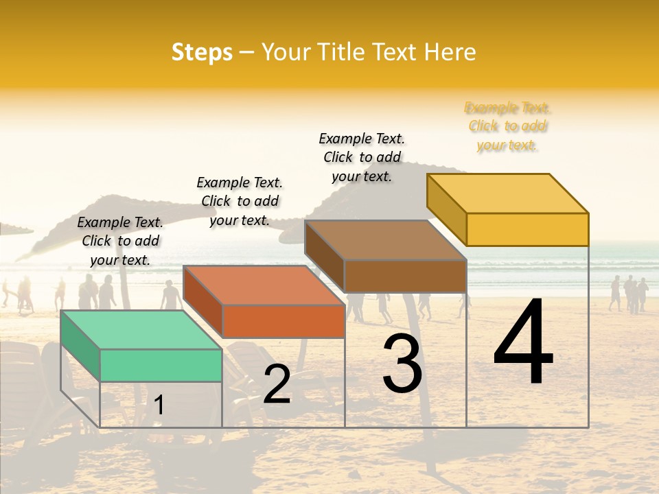 Water Leisure Shadow PowerPoint Template