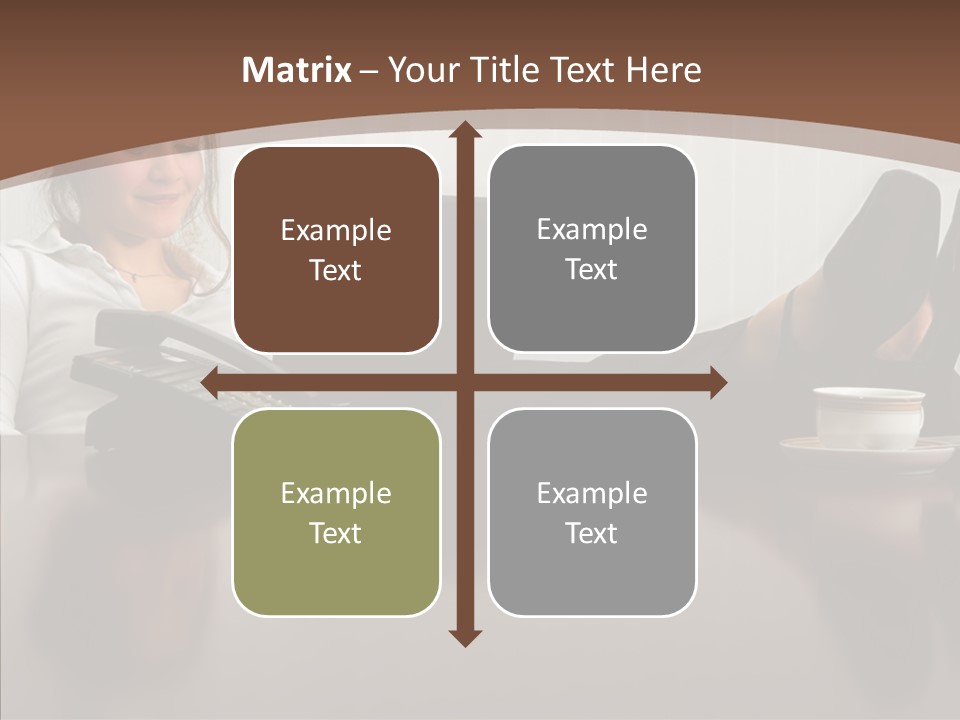 Table Conference Humorou PowerPoint Template