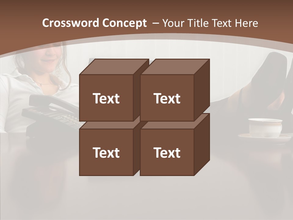 Table Conference Humorou PowerPoint Template