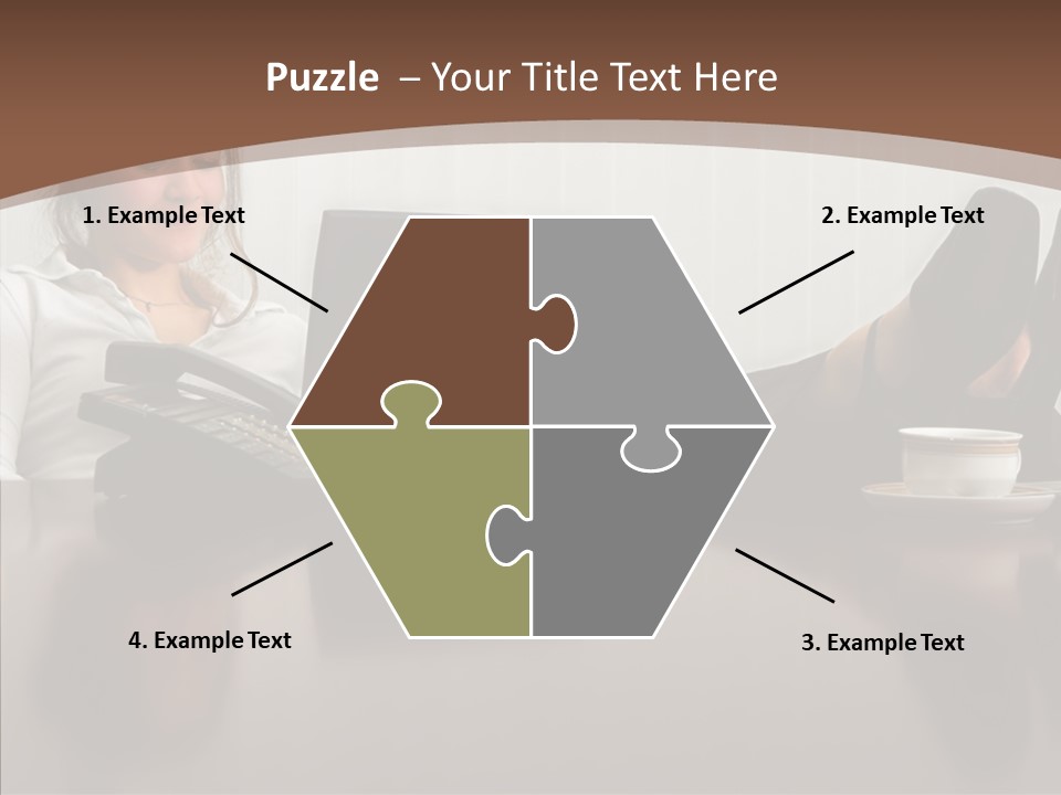 Table Conference Humorou PowerPoint Template