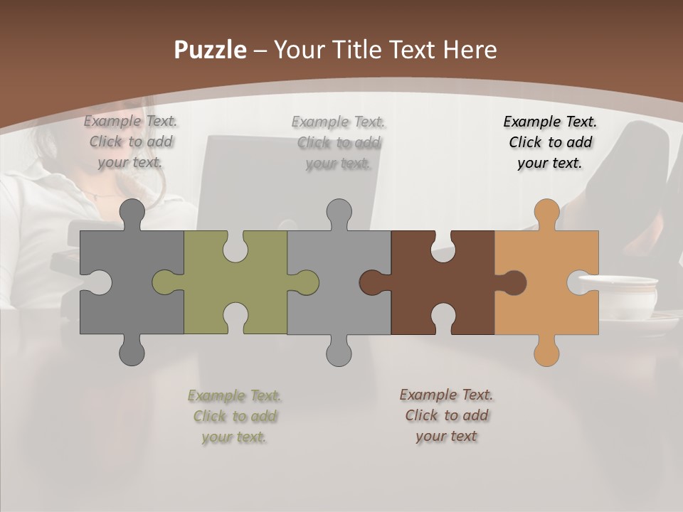 Table Conference Humorou PowerPoint Template
