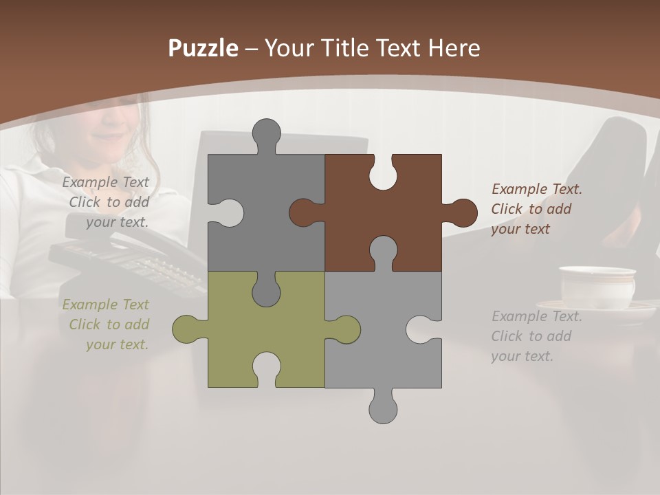 Table Conference Humorou PowerPoint Template