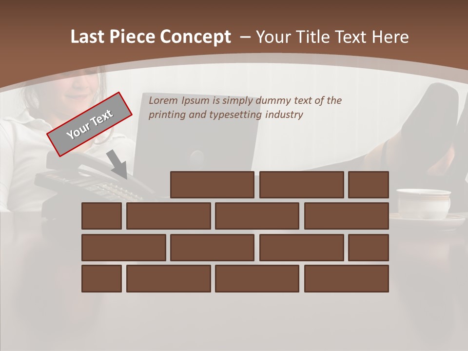 Table Conference Humorou PowerPoint Template