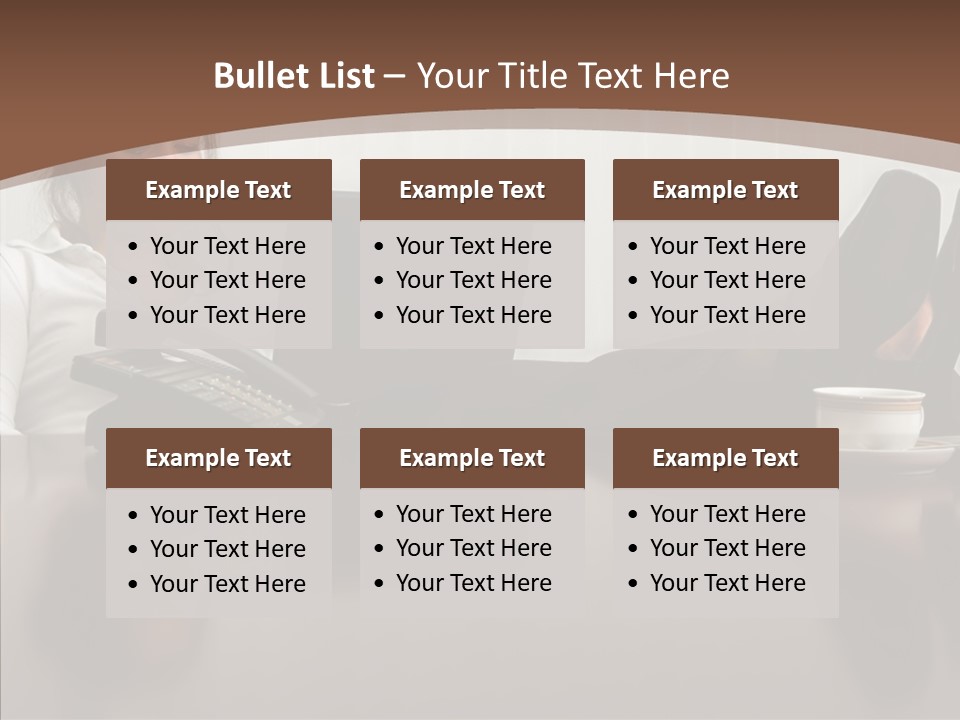 Table Conference Humorou PowerPoint Template