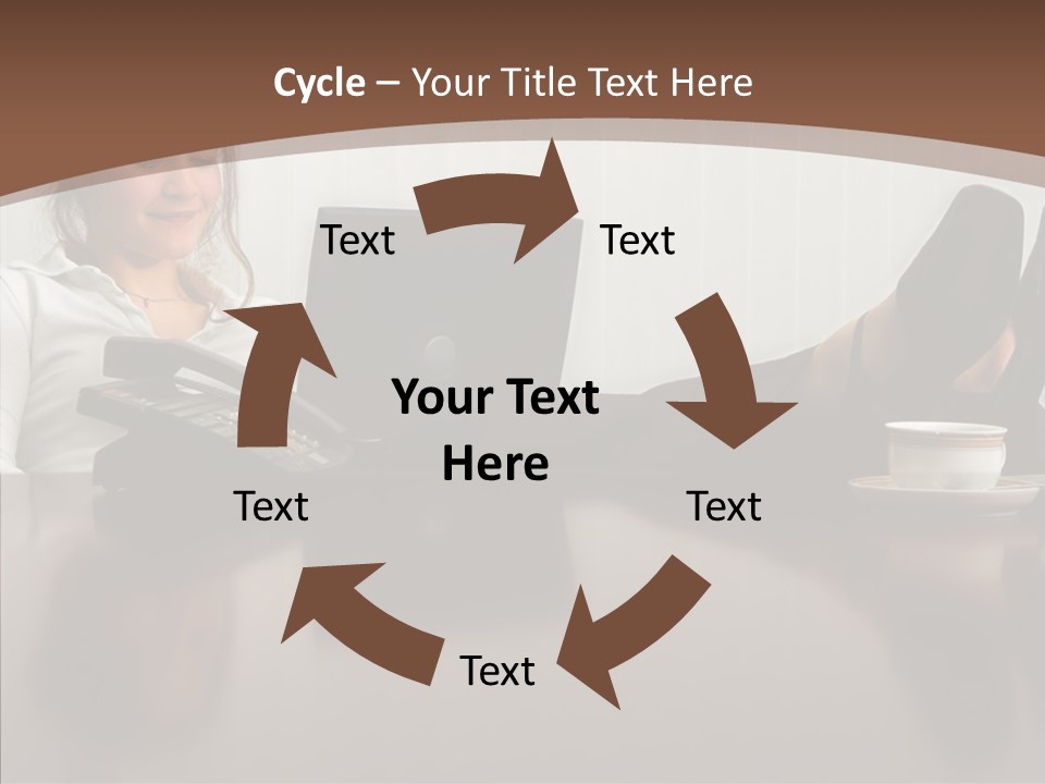 Table Conference Humorou PowerPoint Template