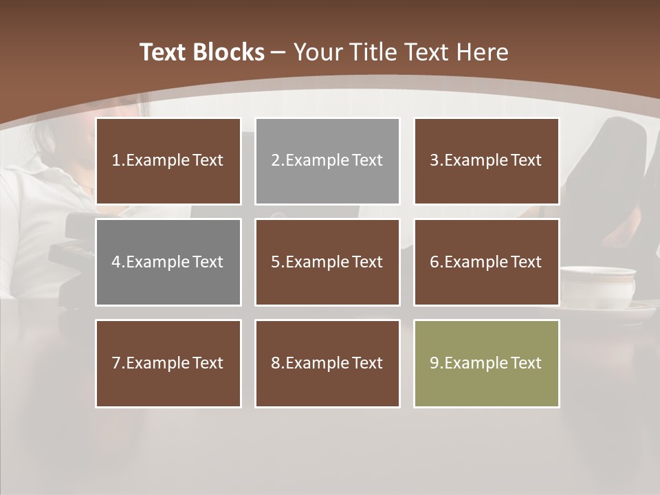 Table Conference Humorou PowerPoint Template