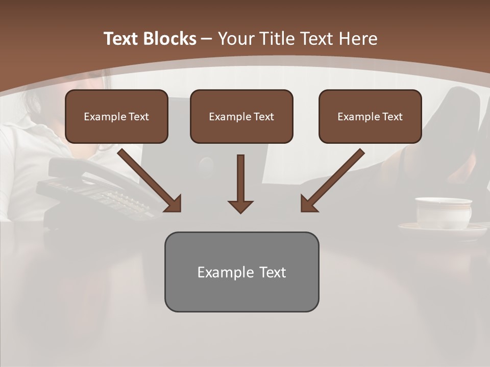 Table Conference Humorou PowerPoint Template