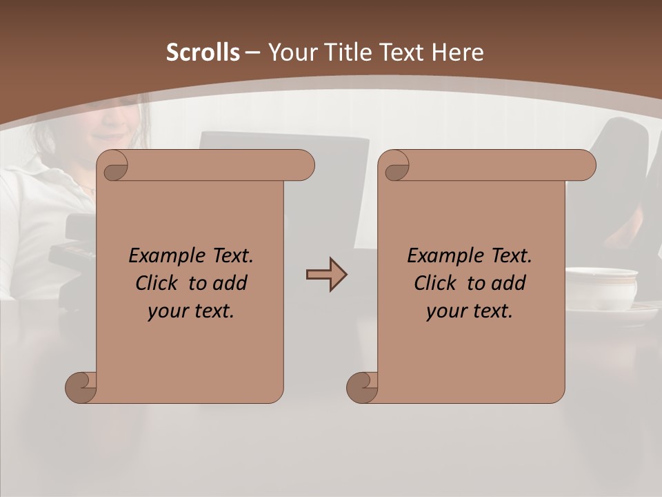 Table Conference Humorou PowerPoint Template