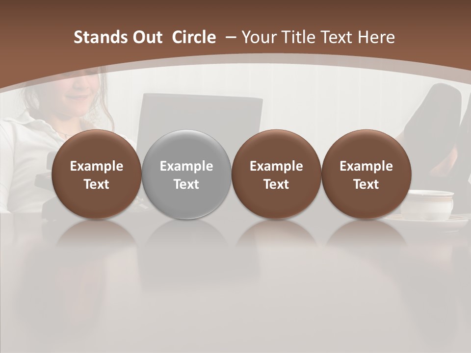 Table Conference Humorou PowerPoint Template