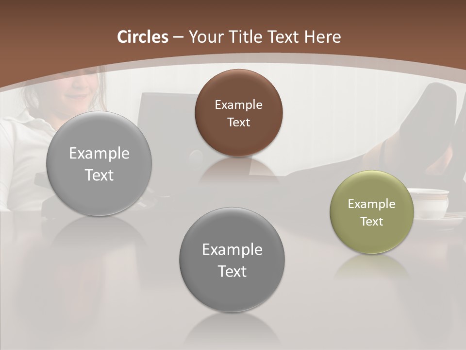Table Conference Humorou PowerPoint Template