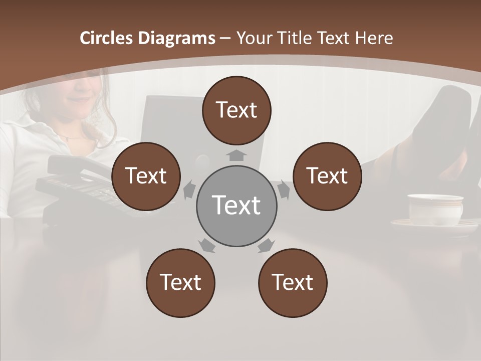 Table Conference Humorou PowerPoint Template