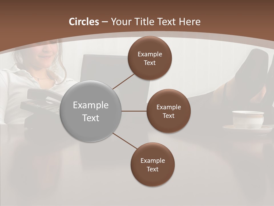 Table Conference Humorou PowerPoint Template