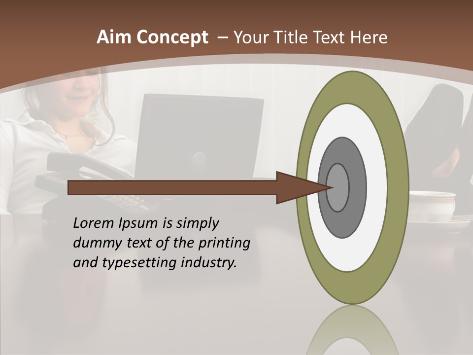 Table Conference Humorou PowerPoint Template