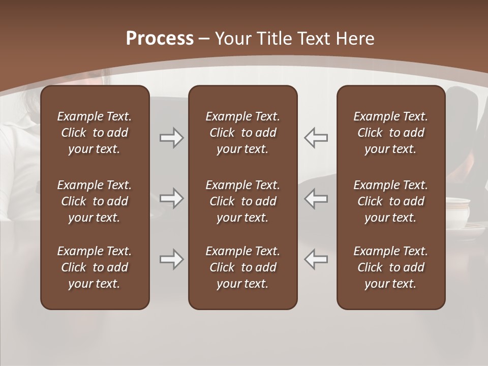 Table Conference Humorou PowerPoint Template