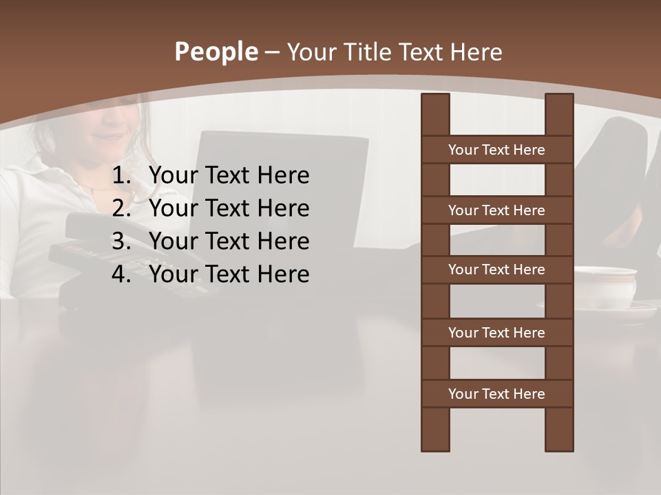 Table Conference Humorou PowerPoint Template