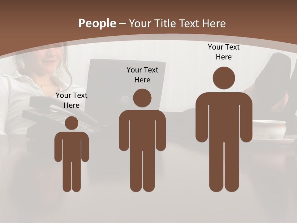 Table Conference Humorou PowerPoint Template