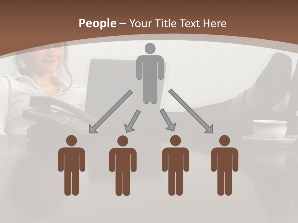 Table Conference Humorou PowerPoint Template