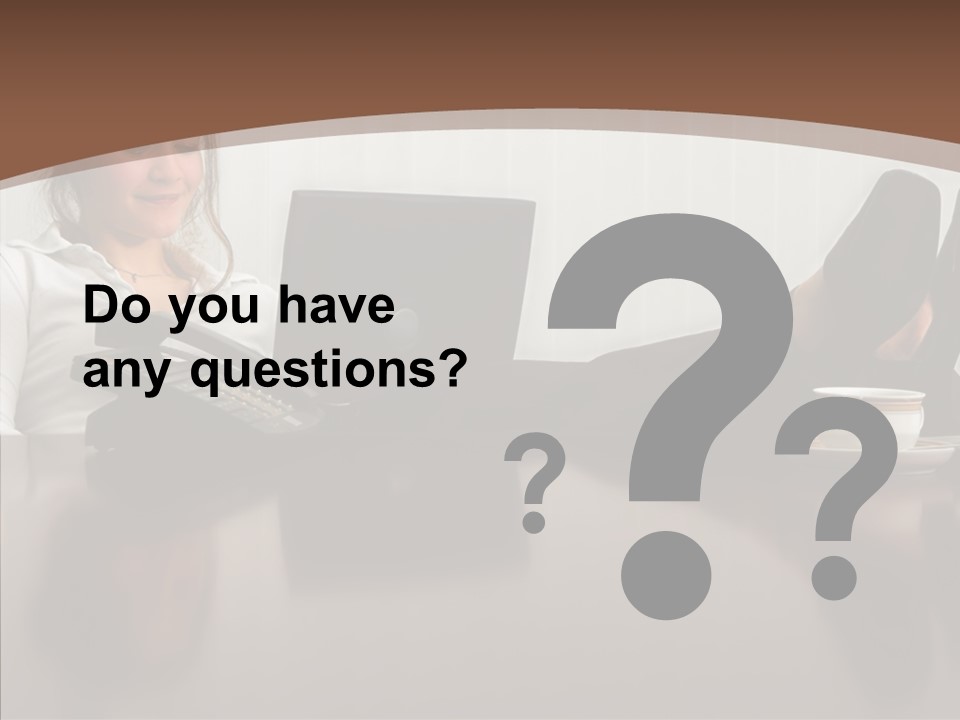 Table Conference Humorou PowerPoint Template