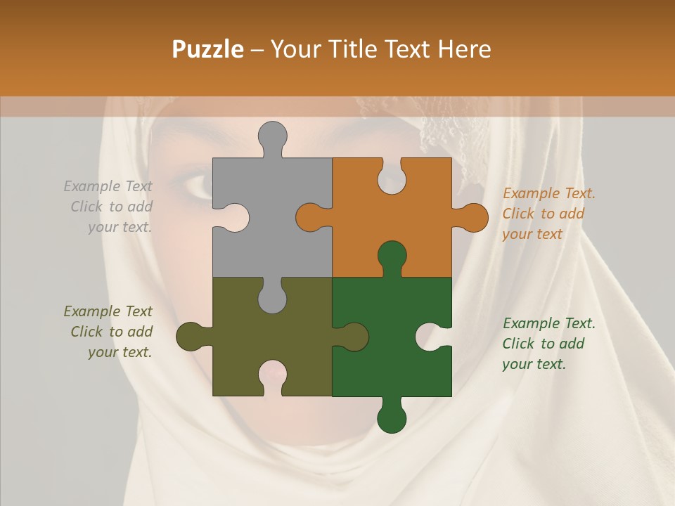 Race Racial Arabic PowerPoint Template