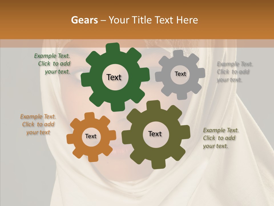 Race Racial Arabic PowerPoint Template