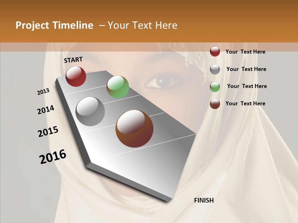 Race Racial Arabic PowerPoint Template