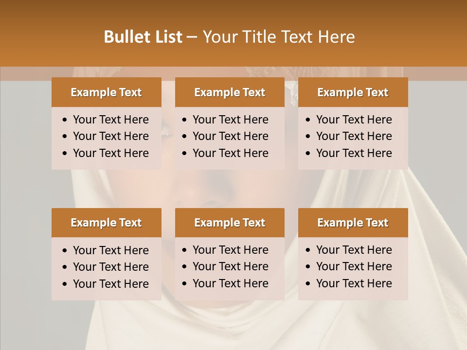 Race Racial Arabic PowerPoint Template