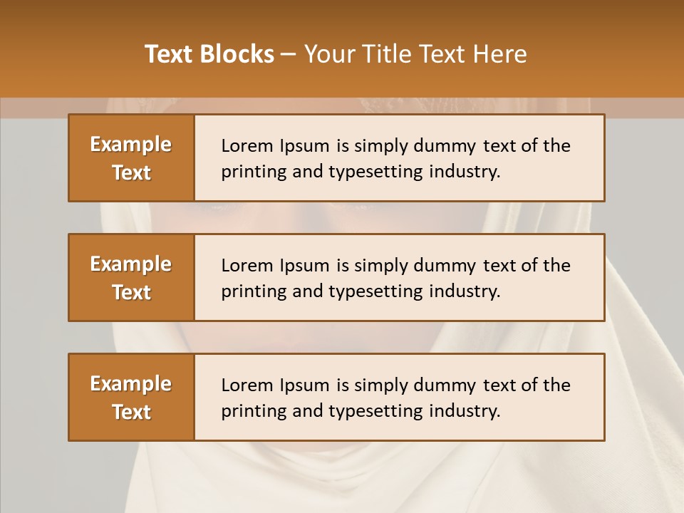 Race Racial Arabic PowerPoint Template