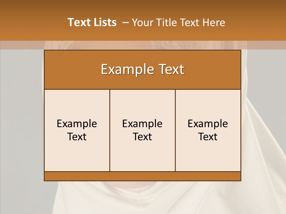 Race Racial Arabic PowerPoint Template