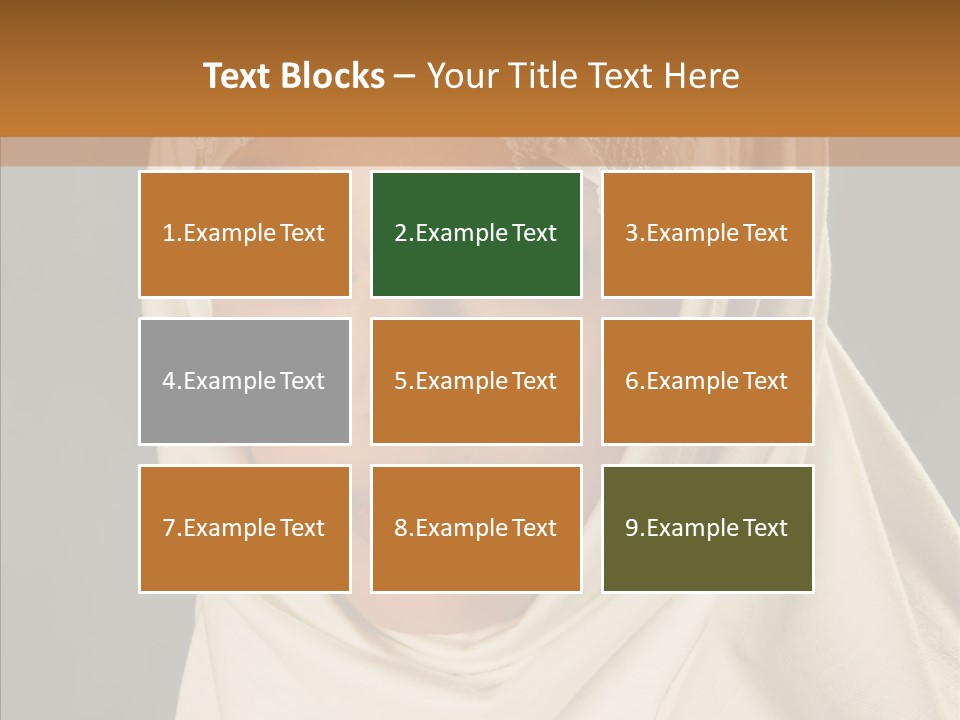 Race Racial Arabic PowerPoint Template