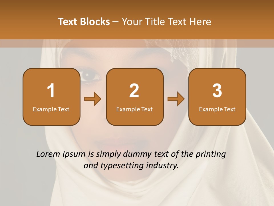 Race Racial Arabic PowerPoint Template