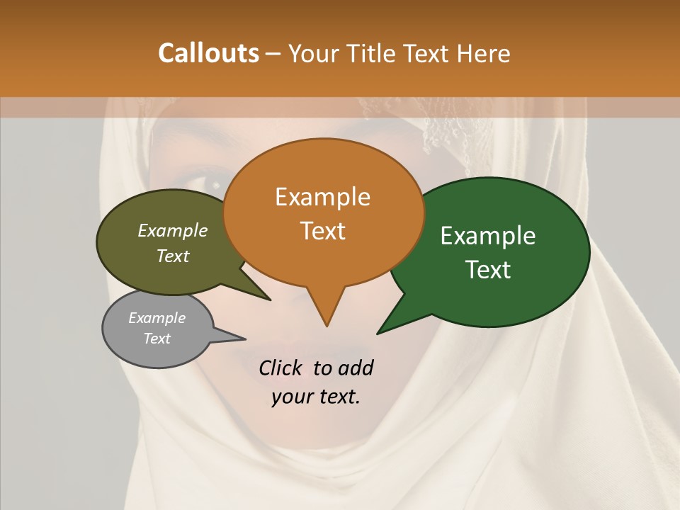 Race Racial Arabic PowerPoint Template