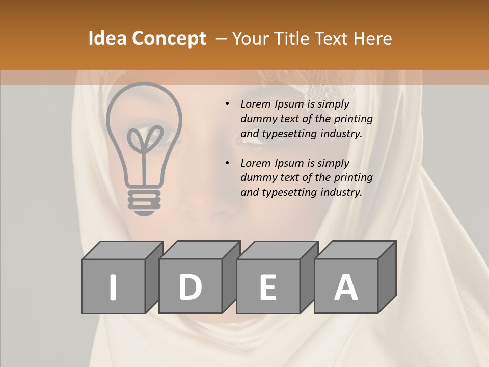 Race Racial Arabic PowerPoint Template