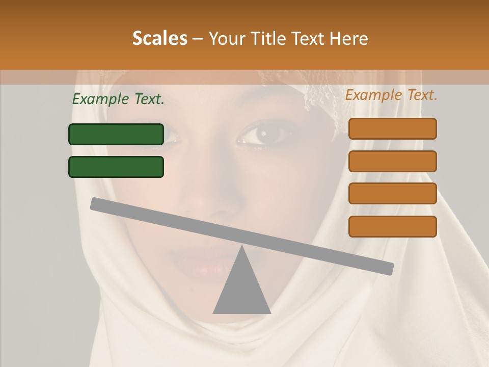 Race Racial Arabic PowerPoint Template