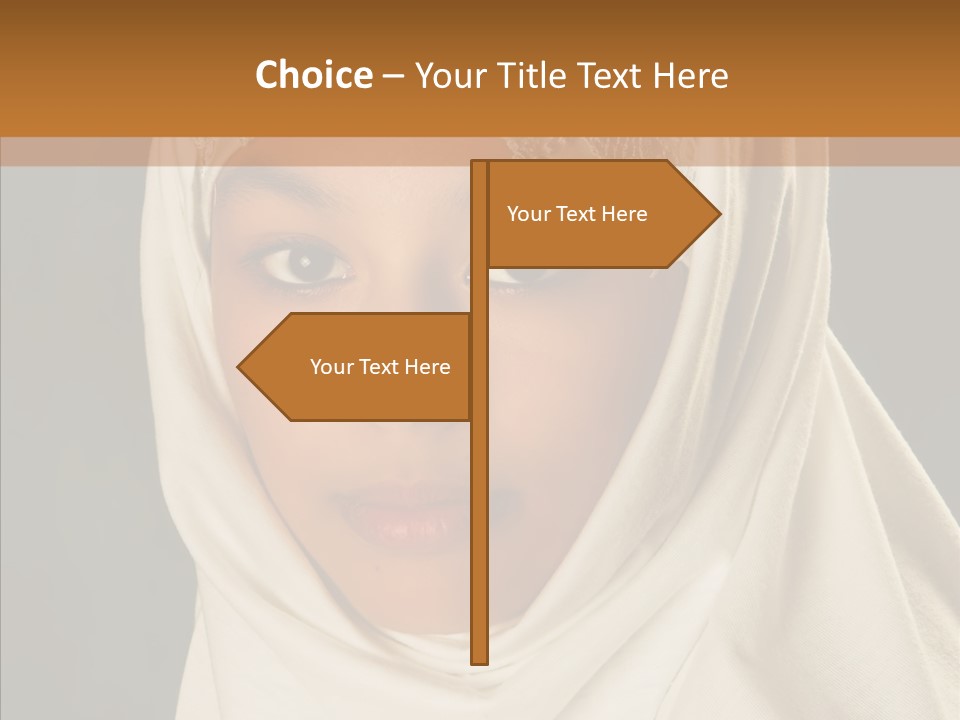 Race Racial Arabic PowerPoint Template