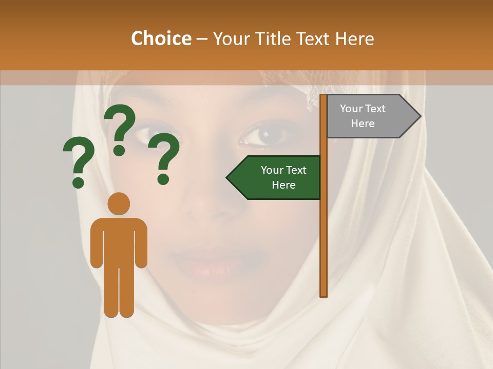 Race Racial Arabic PowerPoint Template