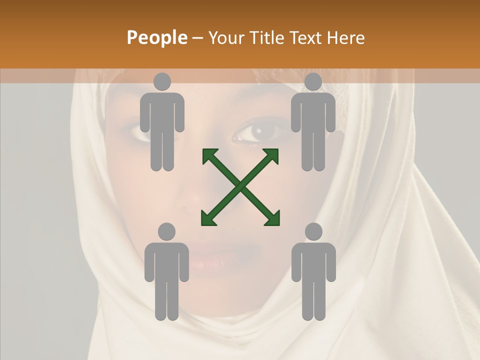 Race Racial Arabic PowerPoint Template