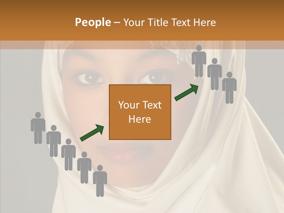 Race Racial Arabic PowerPoint Template