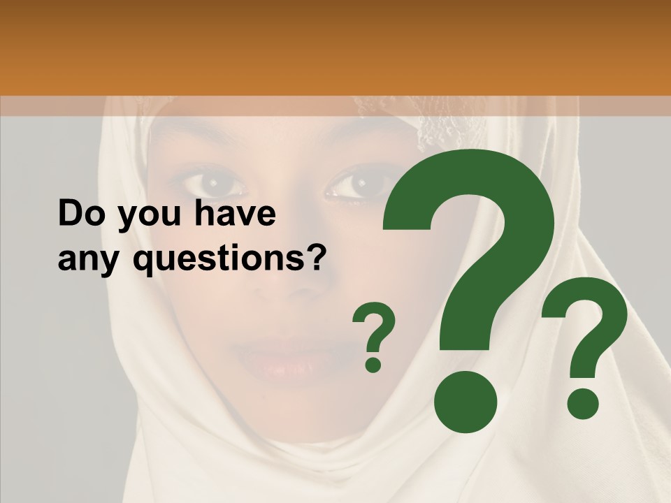 Race Racial Arabic PowerPoint Template