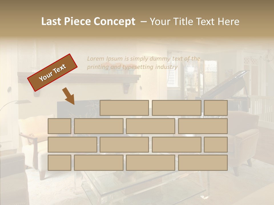 Modern Apartment Eclecticism PowerPoint Template