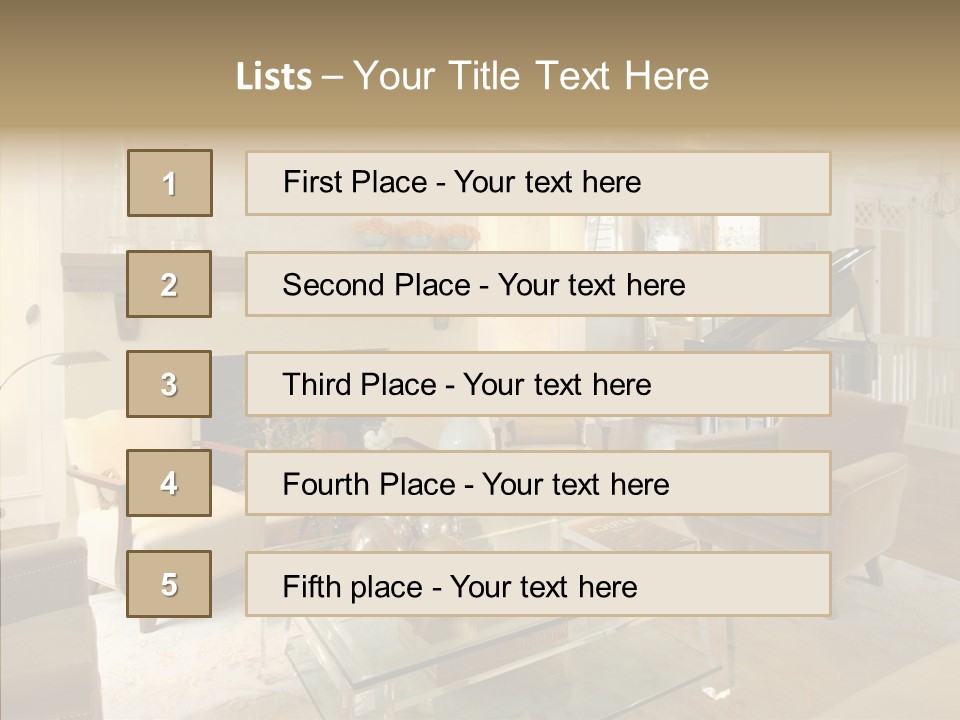 Modern Apartment Eclecticism PowerPoint Template