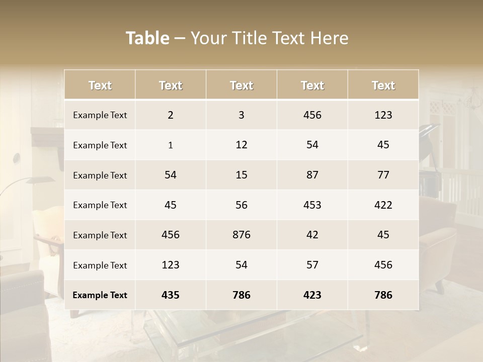 Modern Apartment Eclecticism PowerPoint Template
